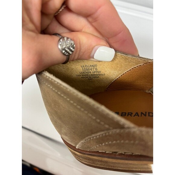 Lucky Brand Ellanzo Slip-On Leather Flats - Picture 8 of 8